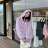 Winter Casual Hooded Rabbit Fur Jackets